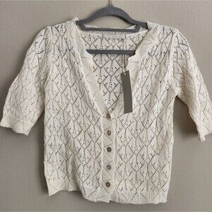 One Grey Day Knit‎ Sweater Cardigan | Size XS